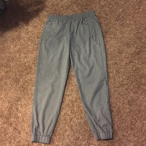 Banana Republic Grey Twill Joggers