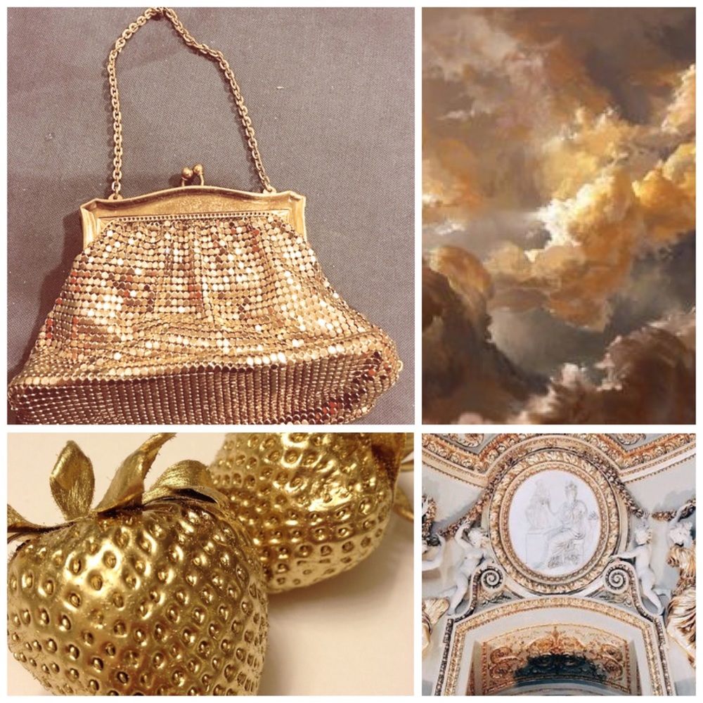 🎉HOST PICK 8/7 🎉Whiting and Davis Gold Mesh Bag