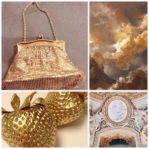 🎉HOST PICK 8/7 🎉Whiting and Davis Gold Mesh Bag