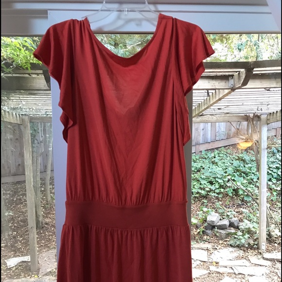 Drapey back dress
