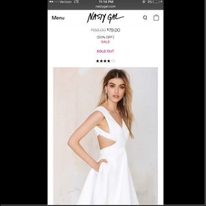 FINDERS KEEPS CUT OUT DRESS