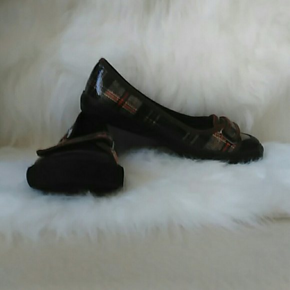 Plaid girls Mary Jane sneaker