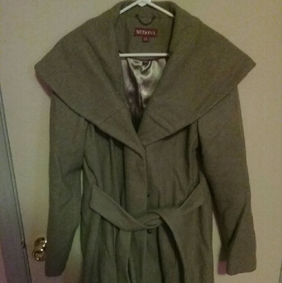 Taupe colored coat