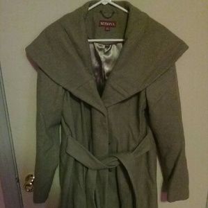 Taupe colored coat