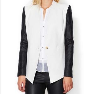 Helmet lang black and white era blazer jacket