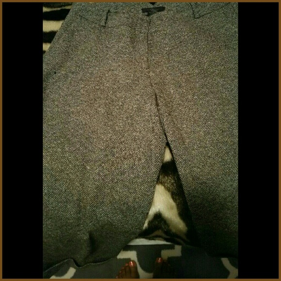 Tweed ankle cropped slacks - Picture 3 of 4
