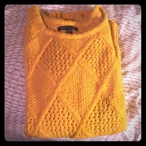 Woman's AE Mustard Sweater