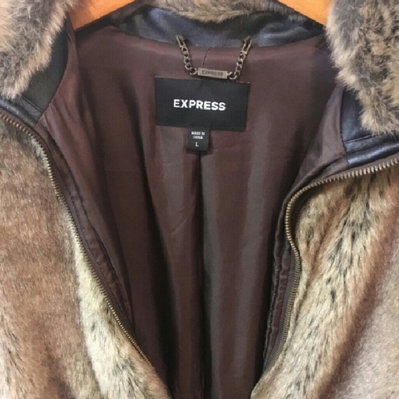 Vintage Express Faux Fur Coat