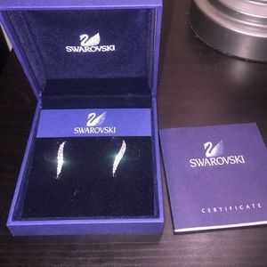 Swarovski Aline pierced earrings