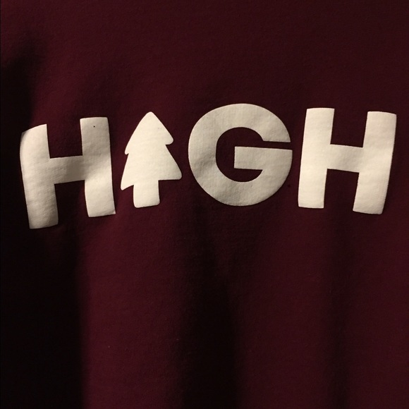 "High" Men's crewneck sweater - Picture 2 of 2