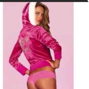 Rare santa baby velvet hoodie