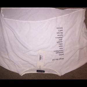 White things that fall shirt