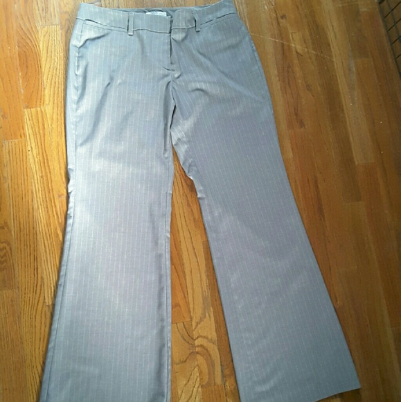 New york & CO Grey pinstripe slacks