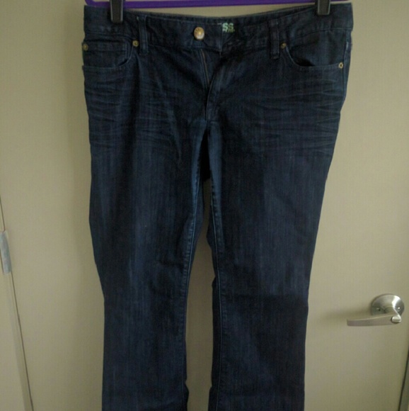 Express Barely Boot Jeans