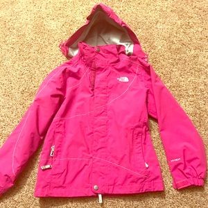 Girls Northface Hyvent shell