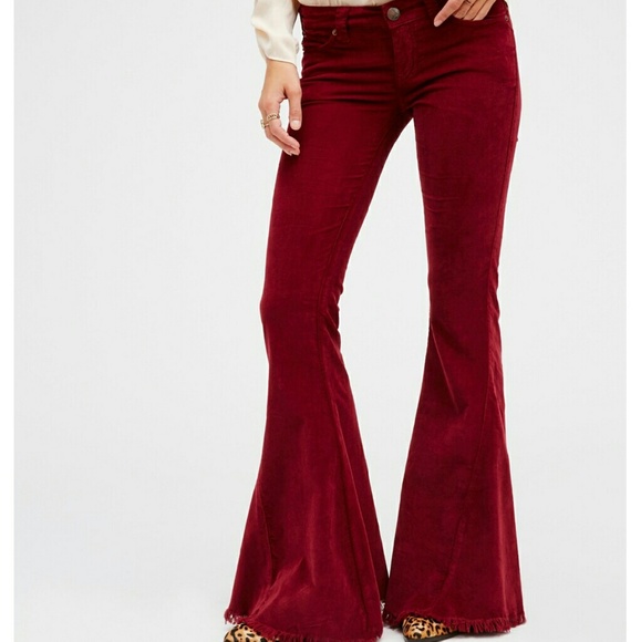 Free people corduroy flares