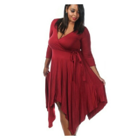 Plus size flowy dress
