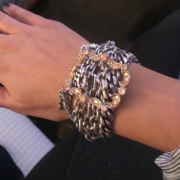 Juicy Couture chain handcuff  with gold decor - Picture 4 of 4