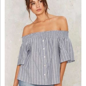 Off the shoulder top