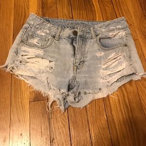 American eagle jean shorts size 4