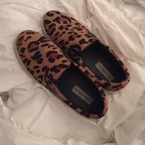 Steve Madden Leopard Print Slip-On Sneakers