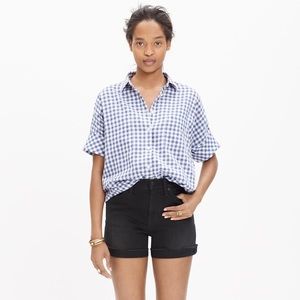 Madewell Courier Shirt in Gingham Check