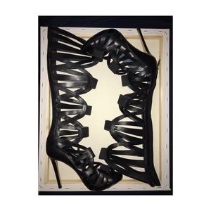 GUESS Knee High Strap Pumps