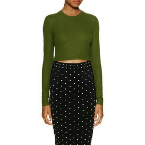 Torn by ronny kobo oil crop top