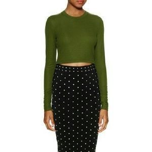 Torn by ronny kobo oil crop top
