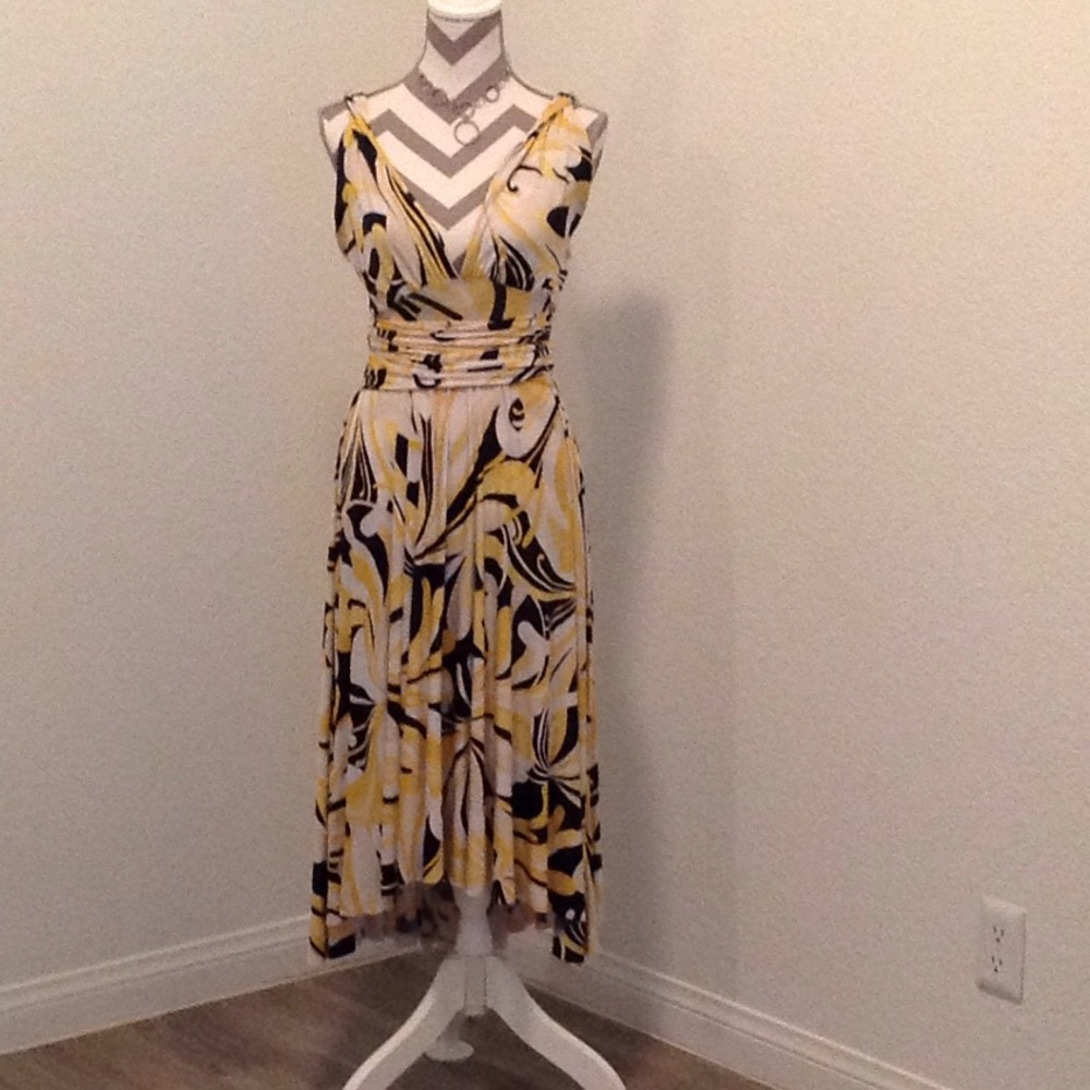 [VGUC] Sexy Halter Asymmetrical Belted Dress