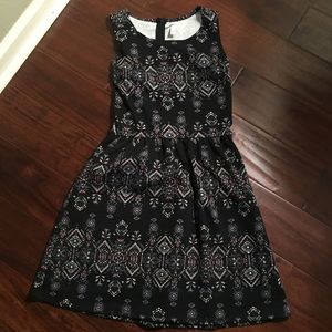 EUC cozy colorful cotton/poly tank midi