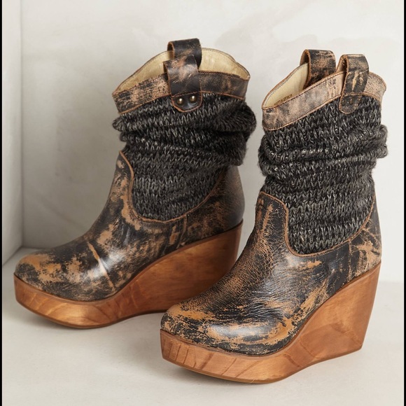 Anthropologie Bed Stu sweater boots