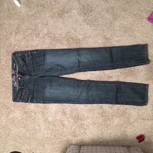 Dark wash women's skinny jeans