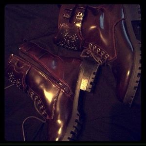 Burgundy boots from Macy's