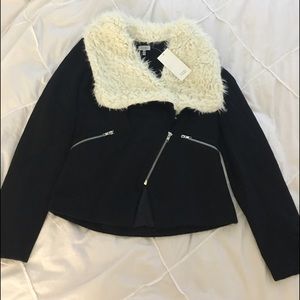 Tobi Balck Fur Jacket