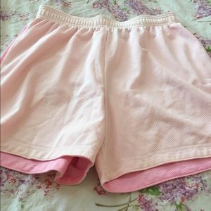 Super cute pink Nike shorts!