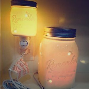 Scentsy warmers chasing fireflies mason jar