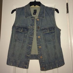 GAP Women's Jean Vest