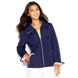 Jessica Simpson Quilted Jacket Navy xl