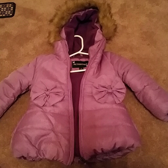 2T Girls purple winter coat