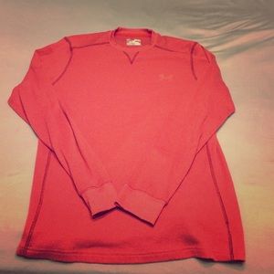 Red Under Armour Long Sleeve Thermal