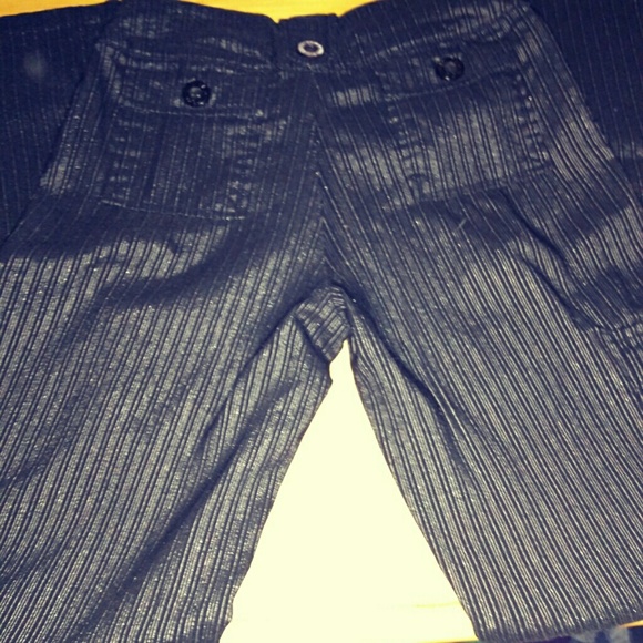 Black pinstriped dress pants - Picture 2 of 4