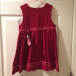 🎄 Gymboree Red Corduroy Dress!