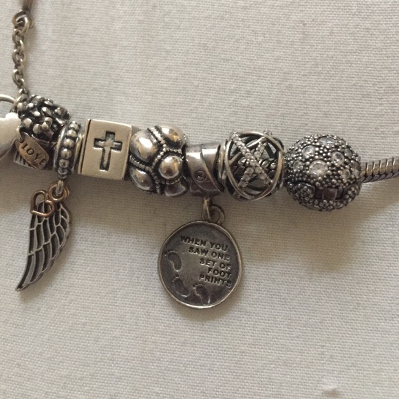 AUTHENTIC Pandora Bracelet w/ Charms - Picture 3 of 4