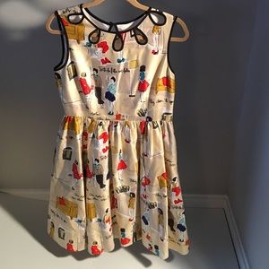 50s style Kate Spade "French" cocktail dress
