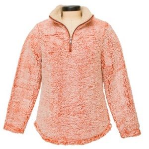 Green tea pullover similar to true grit orange