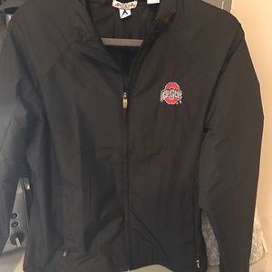 Womens large OSU Ohio State buckeyes black jacket.