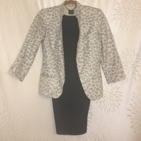 Cheetah Armani Exchange Blazer - Picture 1 of 4