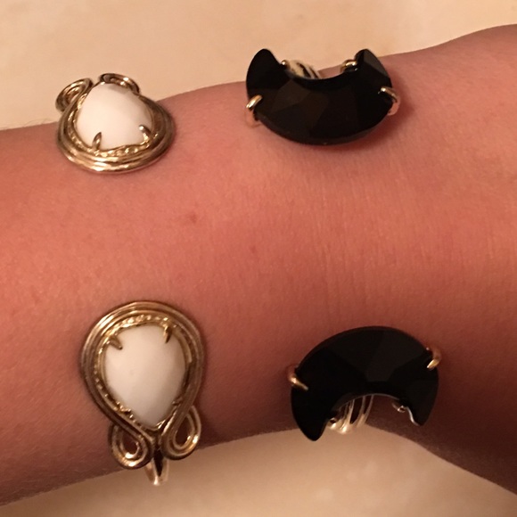 Kendra Scott black Carson bracelet