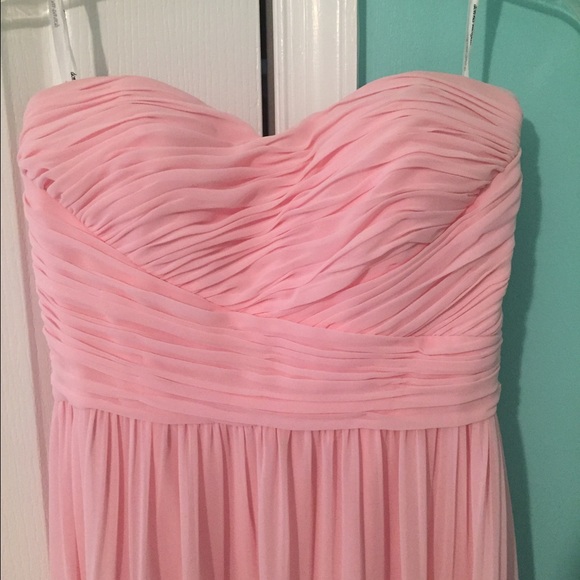 Donna Morgan chiffon blush dress - Picture 3 of 4